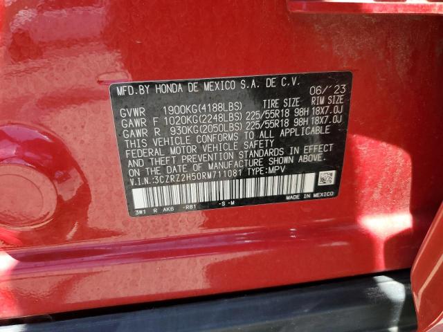 2024 HONDA HR-V SPORT 3CZRZ2H50RM711081
