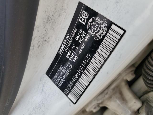 2017 MERCEDES-BENZ B 250 4MAT WDDMH4GB6HJ414629