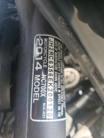 2014 HONDA NC700X JH2RC6356EK200120
