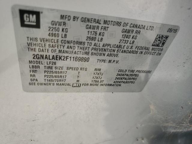 2015 CHEVROLET EQUINOX LS - 2GNALAEK2F1169890