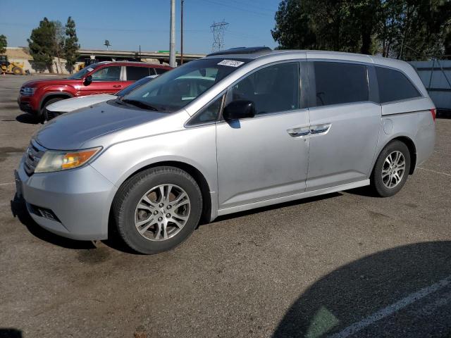 HONDA ODYSSEY EX 2012 silver  gas 5FNRL5H66CB056891 photo #1