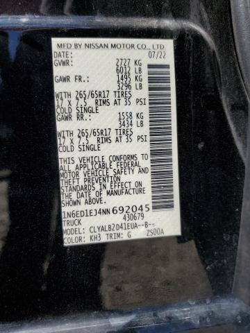 2022 NISSAN FRONTIER S #3287671009