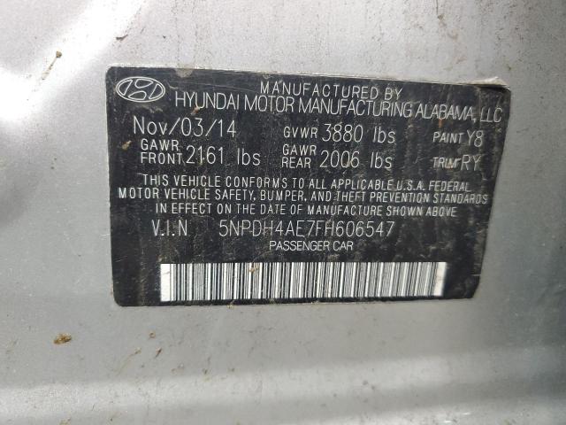 2015 HYUNDAI ELANTRA SE - 5NPDH4AE7FH606547