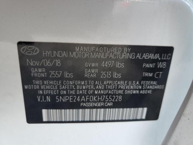 2019 HYUNDAI SONATA SE - 5NPE24AF0KH755228