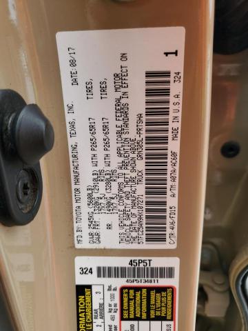 2017 TOYOTA TACOMA DOU 5TFCZ5AN9HX107271