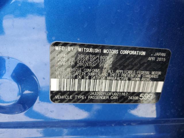 2015 MITSUBISHI LANCER ES JA32U2FU3FU021167