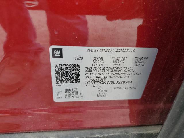 2020 CHEVROLET TRAVERSE L 1GNERGKW9LJ239364