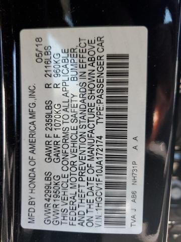 2018 HONDA ACCORD LX - 1HGCV1F10JA172174