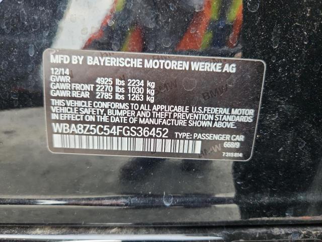 2015 BMW 328 XIGT S WBA8Z5C54FGS36452