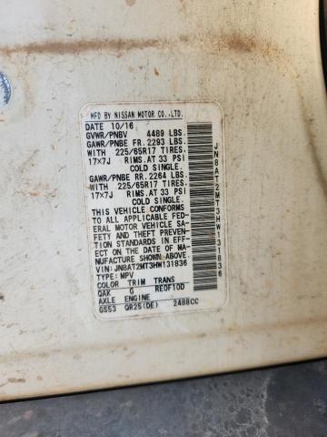 2017 NISSAN ROGUE S - JN8AT2MT3HW131836