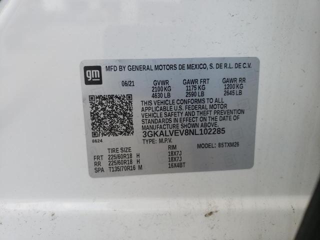 2022 GMC TERRAIN SL - 3GKALVEV8NL102285