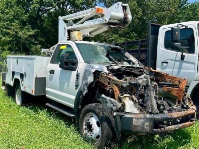 FORD F450 SUPER 2020 white  gas 1FDUF4GNXLED62946 photo #4