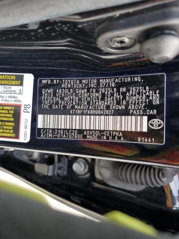 2017 TOYOTA CAMRY LE 4T1BF1FK8HU642827