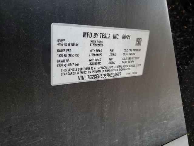 2024 TESLA CYBERTRUCK 7G2CEHED8RA020627