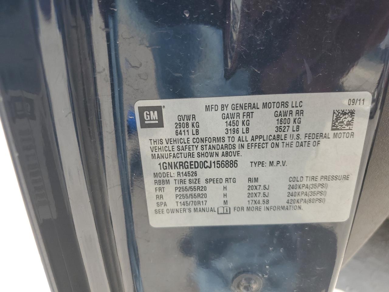 CHEVROLET TRAVERSE LT