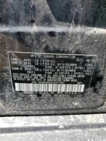 2018 SUBARU OUTBACK 2. 4S4BSANC0J3371487