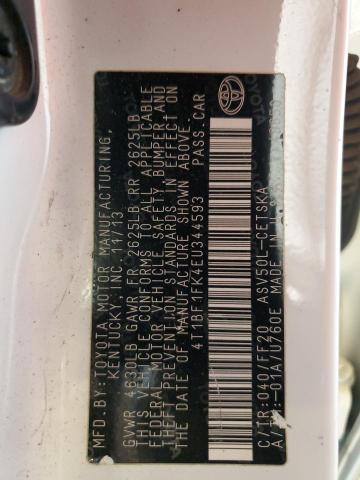 2014 TOYOTA CAMRY L - 4T1BF1FK4EU344593