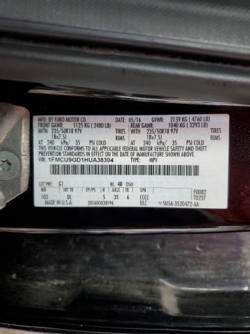 2017 FORD ESCAPE SE 1FMCU9GD1HUA38304
