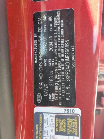 2021 KIA FORTE FE #3259647374