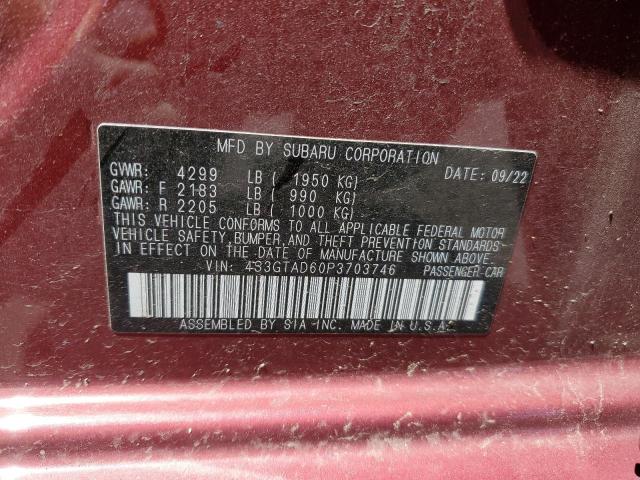2023 SUBARU IMPREZA PR 4S3GTAD60P3703746