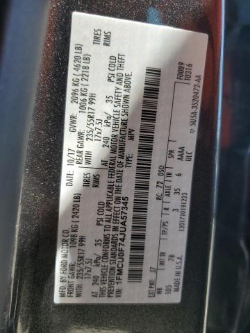 2018 FORD ESCAPE S 1FMCU0F74JUA57345