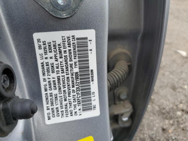 2020 HONDA CIVIC EX - 19XFC1F33LE219006
