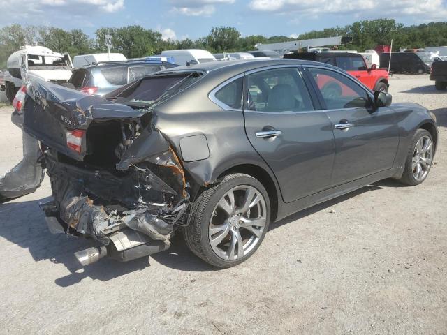 INFINITI M37 X 2013 gray sedan 4d gas JN1BY1AR4DM601028 photo #4