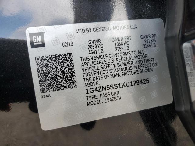 2019 BUICK LACROSSE P - 1G4ZN5SS1KU129425