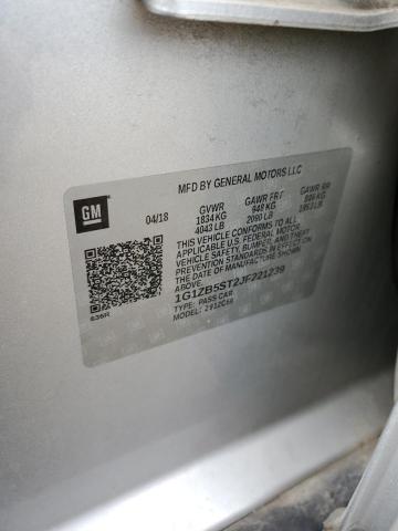 2018 CHEVROLET MALIBU LS 1G1ZB5ST2JF221239