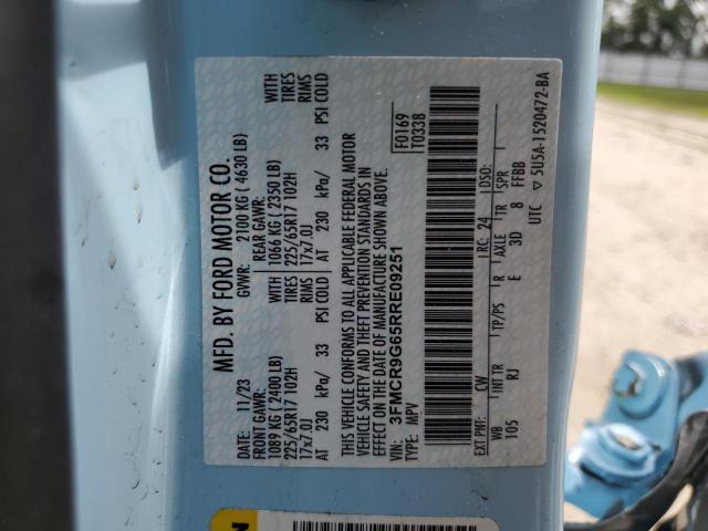 2024 FORD BRONCO SPO 3FMCR9G65RRE09251