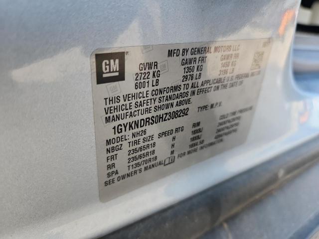 2017 CADILLAC XT5 LUXURY - 1GYKNDRS0HZ308292