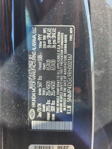 2024 HYUNDAI SANTA FE L - 5NMP4DGL9RH002367