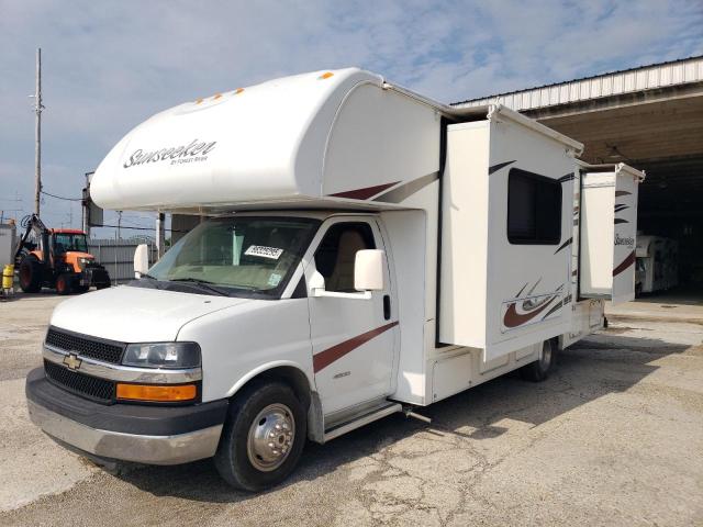 CHEVROLET EXPRESS G4 2015 white cutaway flexible fuel 1GB6G5CG3E1173898 photo #3