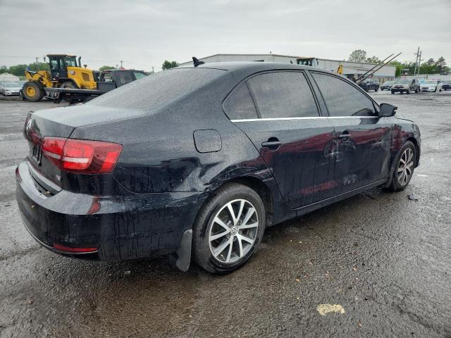 VOLKSWAGEN JETTA SE 2017 black  gas 3VWDB7AJ3HM242220 photo #4