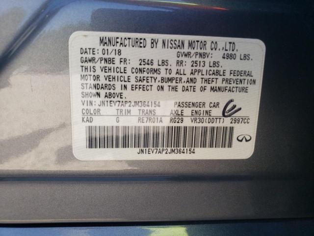2018 INFINITI Q50 LUXE - JN1EV7AP2JM364154
