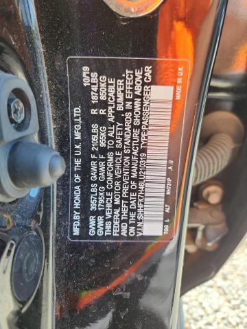 2020 HONDA CIVIC SPORT SHHFK7H46LU210319