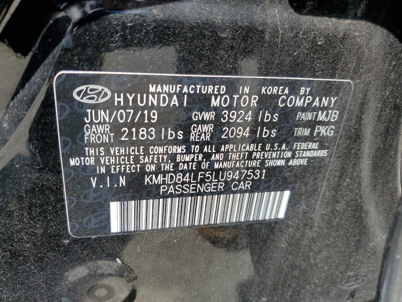 HYUNDAI ELANTRA SEL