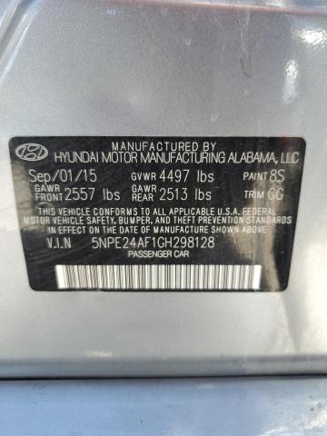 2016 HYUNDAI SONATA SE 5NPE24AF1GH298128