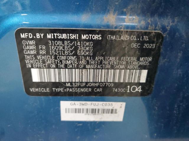 2024 MITSUBISHI MIRAGE G4 ML32FUFJ0RHF07709