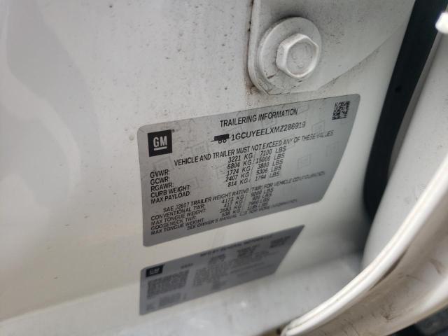 2021 CHEVROLET SILVERADO - 1GCUYEELXMZ286919