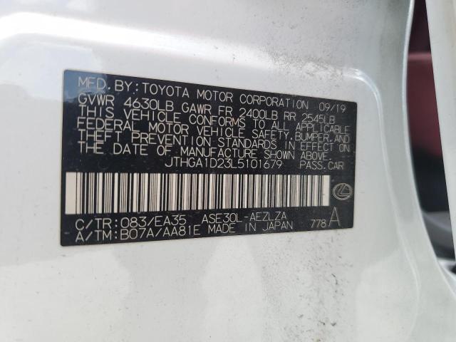 2020 LEXUS IS 300 F S JTHGA1D23L5101679