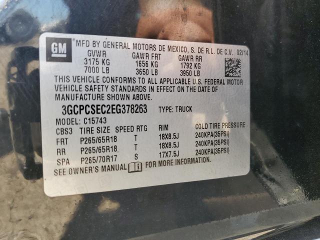 2014 CHEVROLET SILVERADO C1500 LTZ - 3GCPCSEC2EG378263