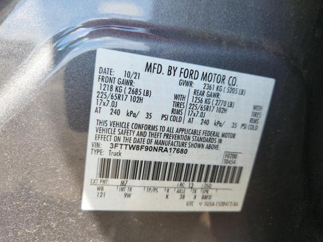 2022 FORD MAVERICK X - 3FTTW8F90NRA17680