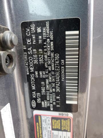 2020 KIA RIO LX 3KPA24AD6LE274760