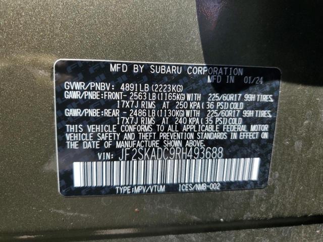 2024 SUBARU FORESTER P JF2SKADC9RH493688
