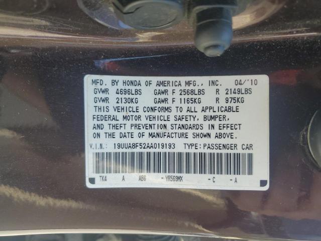 2010 ACURA TL - 19UUA8F52AA019193