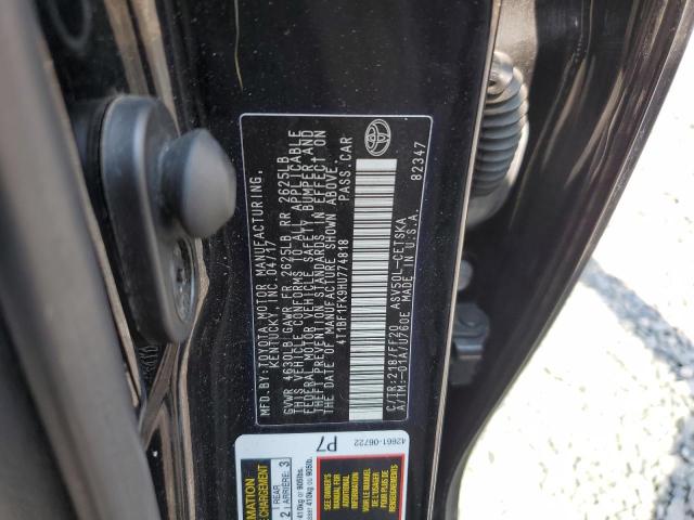 2017 TOYOTA CAMRY LE 4T1BF1FK9HU774818