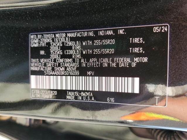 2024 LEXUS TX 350 BAS 5TDAAAB69RS016099
