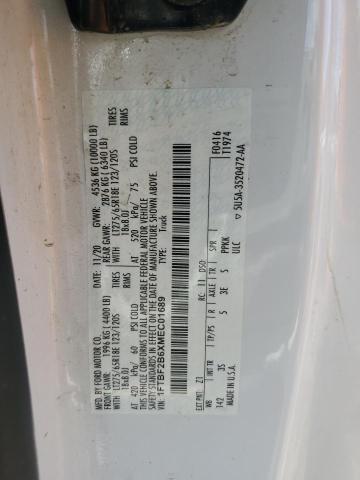 2021 FORD F250 SUPER DUTY 1FTBF2B6XMEC01689
