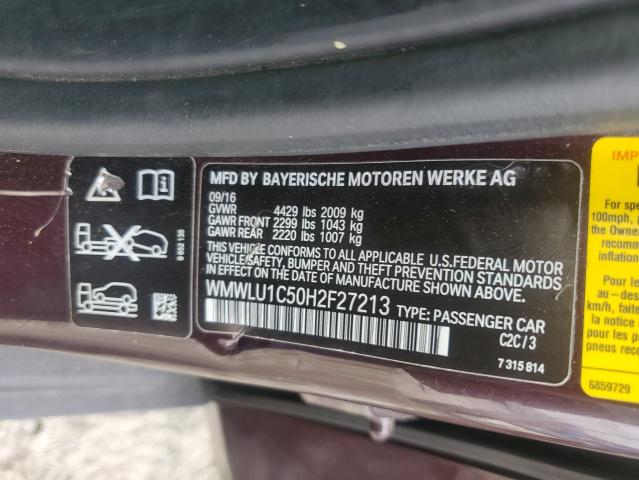 2017 MINI COOPER CLU WMWLU1C50H2F27213